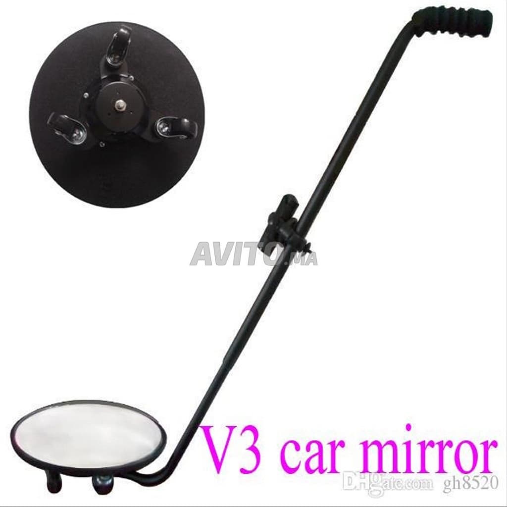 Miroir d'inspection sous vehicule convexe